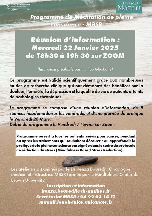Programme de Méditation de pleine conscience - MBSR