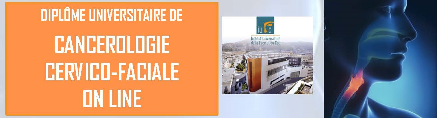 Affiche DU cancérologie cervico-faciale on line 2026